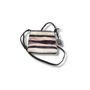 Tommy Hilfiger- Striped Crossbody Canvas Bag